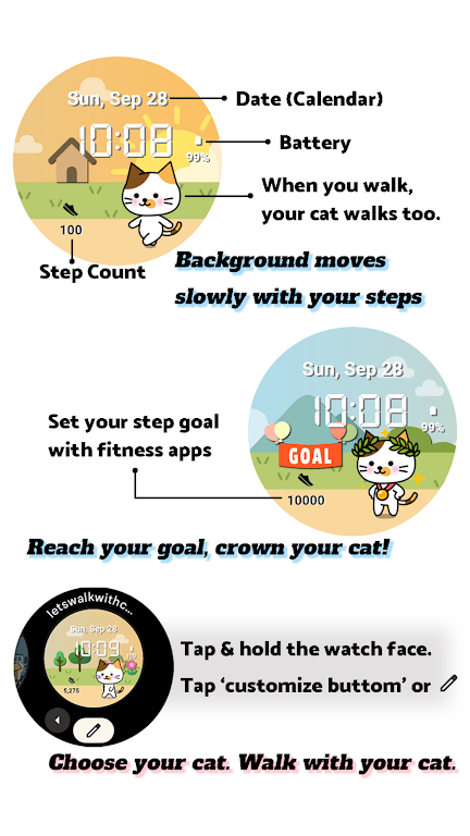 고양이와 함께 걸어요 (Let's walk with cats) screenshot 5